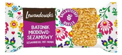 Produktbild von Lewandowski Sesamriegel mit Honig 30g