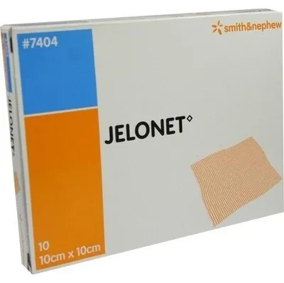 Productafbeelding van JELONET Paraffinegaas steriel, 10 x 10 cm, 10 stuks. Wondverband