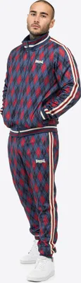 Produktbild von Herren Trainingsanzug schmale Passform REDFORD Navy/Red/Ecru M Lonsdale
