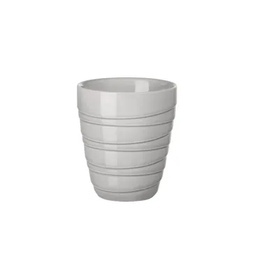 Obrázek produktu pro ASA Thermobecher twisted, grau d. 8,4 cm, h. 9,5 cm, 0,2 l., double-wal