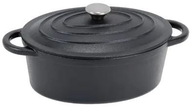 Produktbild von Krisberg Gusseisenbräter 6,4 l Induktion mit Deckel