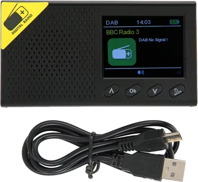 Produktbild von Tragbares Radio, FM + 2,4-Zoll-LCD-Display, Digitalradio, kabelloses Bluetooth-Stereo-Radio, für den Heimgebrauch