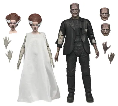 Produktbild von Neca Universal Monsters Frankensteins Braut 90jubiläum Actionfigur Das Monster & Seine Gefährtin 18 Cm 2 Einheiten    One Size