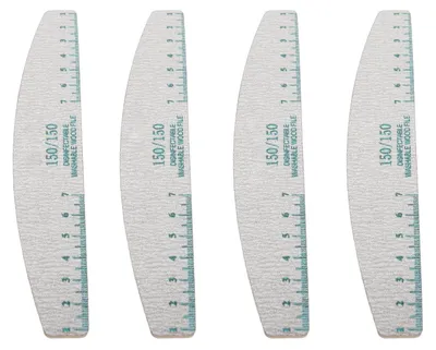 Produktbild von Nagelfeilen 50 Stück 150/150 Körnung - Waschbar - Wiederverwendbar - Acrylnägel - Nagelmaniküre - Professionelle Nutzung - Manikürefeilen