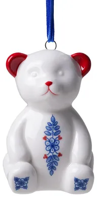 Produktbild von Heinen Delfts Blauw – Weihnachtsornament Teddybeer
