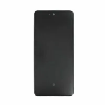 Produktbild von Original Display Samsung Galaxy A52 5G A525F A526B LCD + Rahmen Lila GH82-25524C