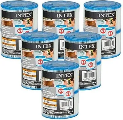 Produktbild von INTEX 29001 Typ S1 PureSpa Easy Set Ersatzfilter für Pool Spa Whirlpool 12 Stück