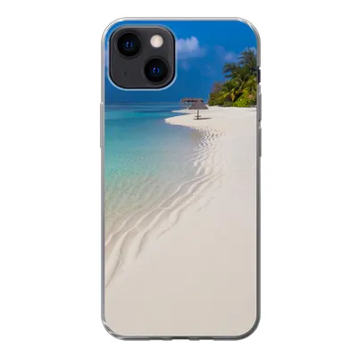 Produktbild von MuchoWow® Handyhülle Schutzhülle Hülle für iPhone 13 Meer - Strand - Sommer Silikon Softcase Handy Hülle - Karteninhaber