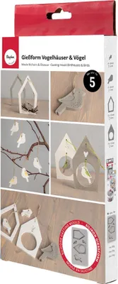 Produktbild von Rayher Hobby GmbH Gießform Vogelhäuser Sonstige Sonstige