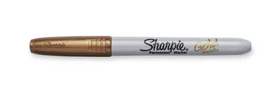 Obrázek produktu pro Sharpie Metallic - Zlatá - Jemný hrot - Zlatá - Bílá - 1 ks