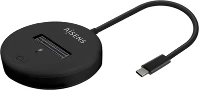 Obrázek produktu pro AISENS ASUC-M2D013-BK, SSD rámeček, M.2, SATA, 10 Gbit/s, USB konektivita, Černá