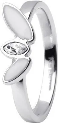 Produktbild von Skagen Damen Ring Silber/Weiß JRSW029, Ringgröße:49 (15.7) SS5 M12