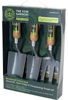Zdjęcie produktu dla Spear & Jackson NEVERBEND3KW, kolekcja Kew Gardens, węglowe narzędzie składające się z 3 elementów