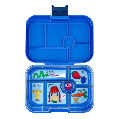 Produktbild von Yumbox Original auslaufsichere Snackbox – Surfblau – Lustige Monster