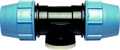 Produktbild von Klemmfitting PN16 Winkel 90° mit iG für PE-Rohr Ø25mmx1/2