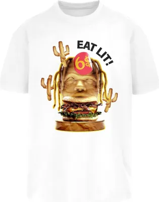 Produktbild von Mister Tee T-Shirt Eat Lit Oversize Tee White-XL