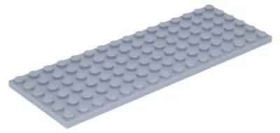 Zdjęcie produktu dla 1 x Płytka LEGO 6x16, LEGO, Płytka 6 x 16 (3027) - Szary