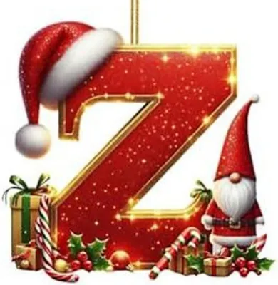 Produktbild von Rote Initialen-Weihnachtsbaumkugeln, personalisierter 2D-Acryl-Gnom-Monogramm-Anhänger mit Weihnachtsmannmütze, 26 Buchstaben, Weihnachtsbaumschmuck für die Weihnachtsdekoration