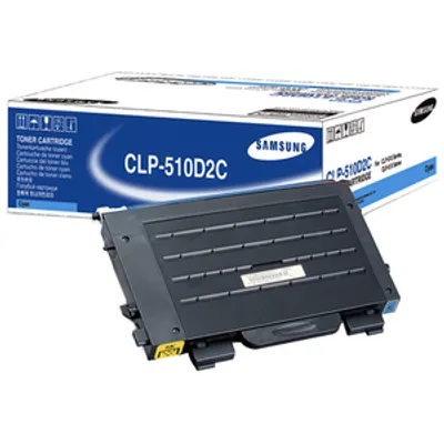 Produktbild von Samsung CLP-510D2C, 2000 Seiten, Cyan, 1 Stück(e)