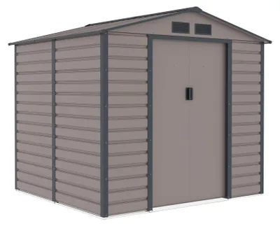 Produktbild von Gartenhaus G21 GAH 407 - 213 x 191 cm, grau