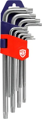 Produktbild von Set aus 9 Torx-Schlüsseln Cr-V