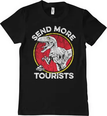 Immagine prodotto di Jurassic Park - Maglietta "Send More Tourists" - XX-Large - Nero