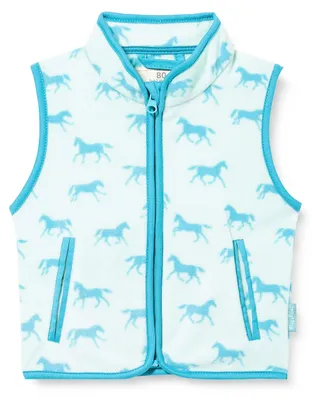 Obrázek produktu pro Playshoes, fleecová vesta unisex, dětská outdoorová bunda, motiv koní, velikost 92