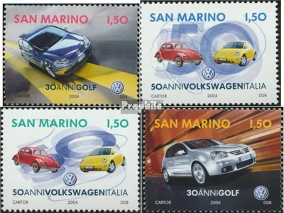 Produktbild von Briefmarken San Marino 2004 Mi 2154-2157 (kompl.Ausg.) postfrisch Volkswagenproduktion