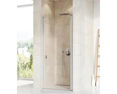 Zdjęcie produktu dla Ravak Chrome CSD1-80 satyna+drzwi prysznicowe transparentne 0QV40U00Z1