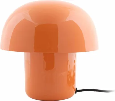 Produktbild von Leitmotiv - Tischleuchte Fat Mushroom Mini - Orange - 20x20x20cm Tischlampe - Nachttischlampe, Wohnzimmer, Schlafzimmer