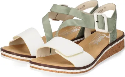 Produktbild von Sandalen, 221-011: Deutsch:39, Color:weiss-kombi