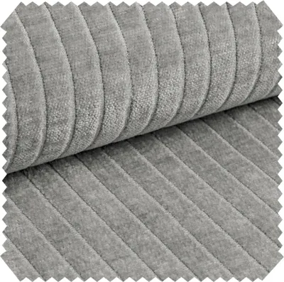 Produktbild von novely® PERMO Möbelstoff Breitcord-Optik Polsterstoff Luxus 380g/m² Hohe UV-Beständigkeit (7-8/8) | Meterware | 1lfm - Farbe: 30 Grau