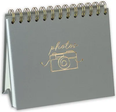 Produktbild von ZEP RQ4640G OLIVER Spiralalbum, 10 x 15 cm, grau