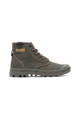 Image de PALLADIUM Uni Pampa Hi Coated Boots Bottines fourrées 74375 marron, Taille:44 EU