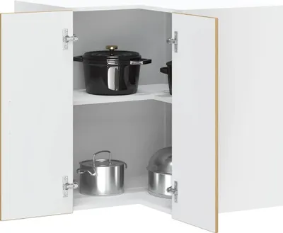 Produktbild von "im Angebot" Küchen-Eckhängeschrank Kalmar Artisan-Eiche Holzwerkstoff - Küchenschränke CC23945