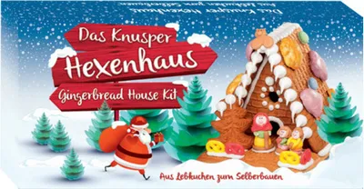 Produktbild von Pertzborn Das Knusper Hexenhaus Lebkuchen zum Selberbauen (530g Packung)