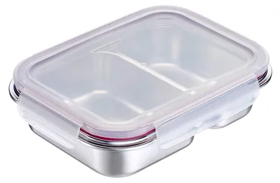 Immagine prodotto di WESTMARK 23722270 WESTMARK Frischhaltedose 5,8 cm hoch silber 450,0+280,0 ml, 1 St.