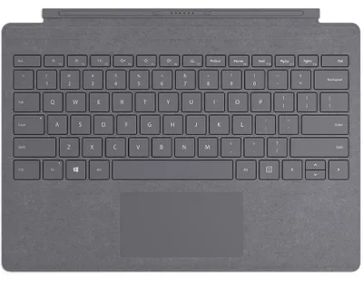 Produktbild von Microsoft Surface Pro Signature Type Cover, QWERTZ, Deutsch, Trackpad, Microsoft, Surface Pro 7, Platin