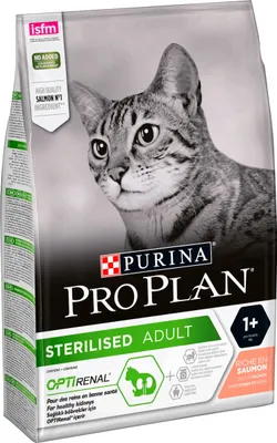 Obrázok produktu pre Purina Sterilised, Dospelý, Losos, 3 kg