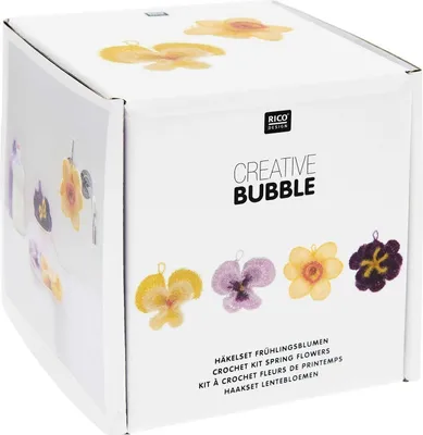 Produktbild von Häkelset Bubble "Frühlingsblumen"