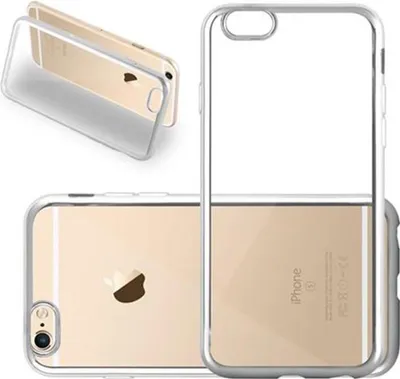 Produktbild von Cadorabo Hülle für Apple iPhone 6 / 6S Etui in Silber Schutzhülle Handyhülle TPU Silikon Cover Case