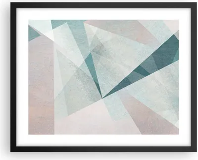 Produktbild von Gerahmtes Poster - Schwarzer Rahmen - Abstraktion modern - 50x40 cm - Wand Bild - Wanddeko - Wandbilder - Kunstposter - Wandposter - Bilderrahmen - Bilder - Kunstdruck - Wandbild - P2BAA50x40-3947