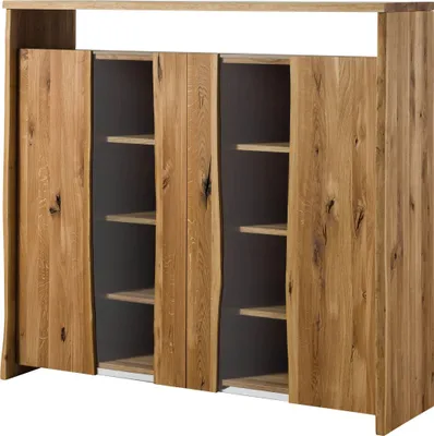 Produktbild von MASSIVMOEBEL24 Highboard Wildeiche 160x45x147 natur geölt PURE OAK #112
