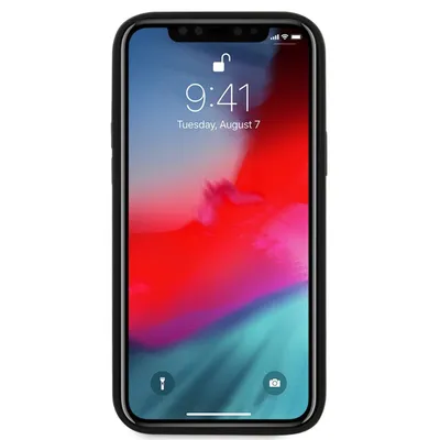 Produktbild von GUESS GUHCP12LPU4GHBK, Cover, Apple, iPhone 12 Pro Max, 17 cm (6.7"), Schwarz