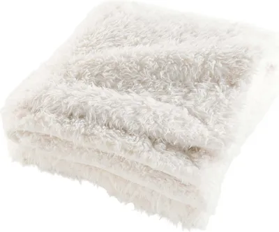 Produktbild von Warmer Plaid aus Kunstfell im Kuschelstil