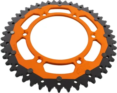 Produktbild von ZF Krone 48 Zähne Teilung 520 Orange Schwarz Dual ZFD-897-48-ORG