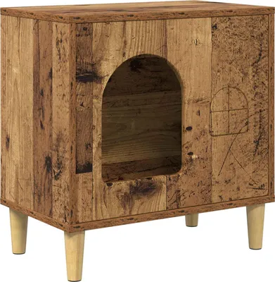 Produktbild von Katzenhaus Altholz 51 x 30 x 52 cm Holzwerkstoff