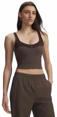 Produktbild von Under Armour Motion Colorblock ärmelloses T-shirt Braun L Frau Braun L