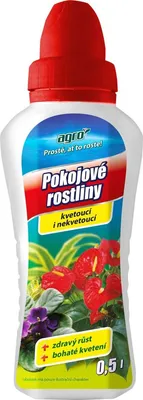 Obrázek produktu pro AGRO Kapalné hnojivo pro pokojové rostliny 0,5 l AGRO 001365