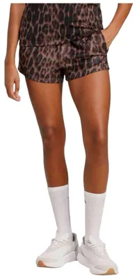 Zdjęcie produktu dla Szorty Adidas Seasonal Essentials Leopard Print Woven Shorts with 3-Stripes "Multicolor / Earth Strata" dla Damskie